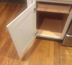 built a custom tray divider storage unit into my existing cabinet