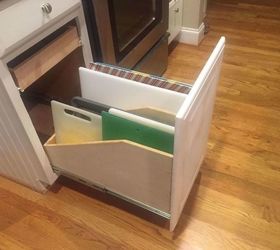 Built a Custom Tray Divider Storage Unit Into My Existing Cabinet!