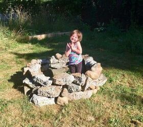free recycled concrete fire pit