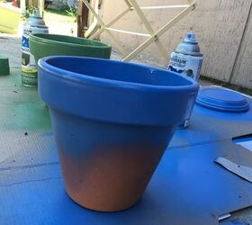 update a terracotta pot for summer