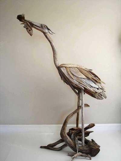 how do you put together a driftwood sculpture