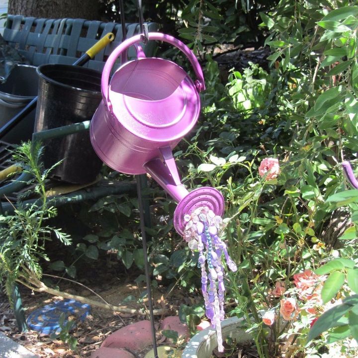 faux watering can