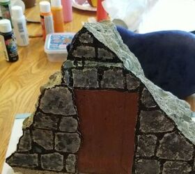 chunk of concrete becomes a fairy door