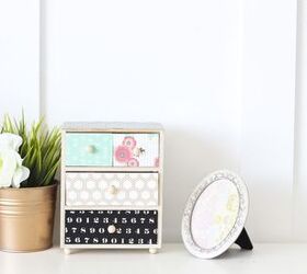s 26 wonderful ways you can use scrapbooking paper, Give Your Drawers A Stylish Upgrade