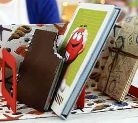 s 26 wonderful ways you can use scrapbooking paper, Construct The Perfect Book Organizer