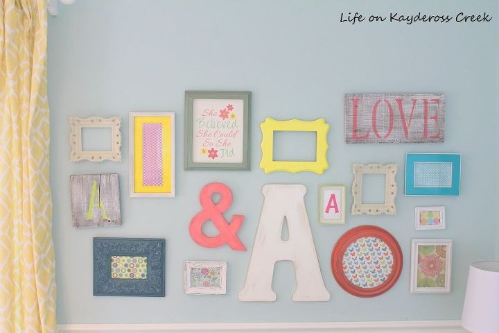 s 26 wonderful ways you can use scrapbooking paper, Assemble A Fabulous Gallery Wall