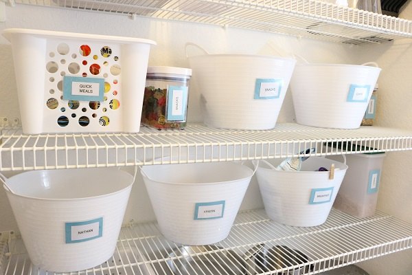 s 26 wonderful ways you can use scrapbooking paper, Artistically Label Your Pantry Organizers