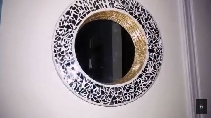 duplicacin de espejo de mosaico de alta gama, Espejo de pared de mosaico