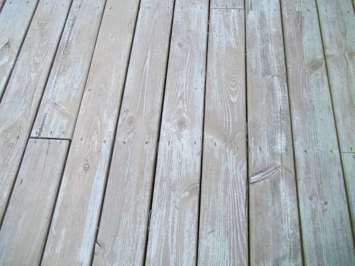 q my deck has some old stain on that i can t get off in some spots what