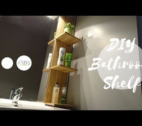 Cómo crear un bonito estante de baño flotante de bricolaje + Plan gratuito