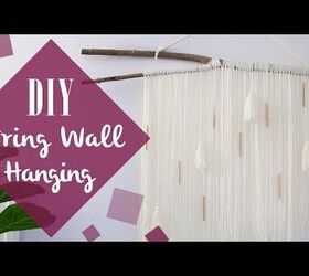 Easy String Wall Hanging