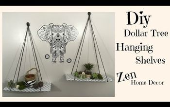 $3 Shelves: How to Create DIY Hanging Shelves With Dollar Tree Items
