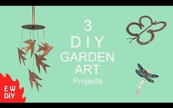  3 projetos de arte de jardim DIY
