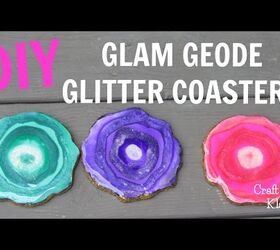  Glam Geode Coasters ~ Decoração de casa!