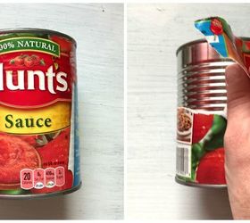 s transform tuna cans into gorgeous lighting in 9 simple steps, Step 1 Clean cans and strip labels