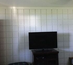 q i rent but want to change or disguise a block wall what can i do