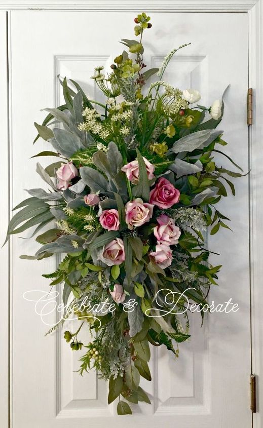 catalog floral swag knock off