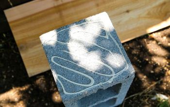  Prateleiras de plantas de blocos de concreto DIY