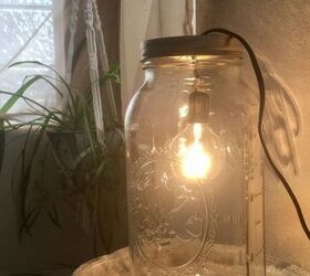 barn style lamp reminiscent of catching fireflies
