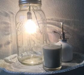 barn style lamp reminiscent of catching fireflies