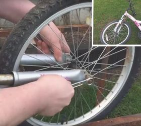 how to make a lazy susan using a bicycle wheel
