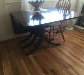 q help with drop leaf table want to paint or lighten