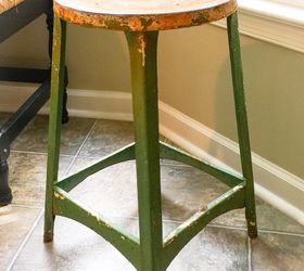 one solution for a rusty metal stool