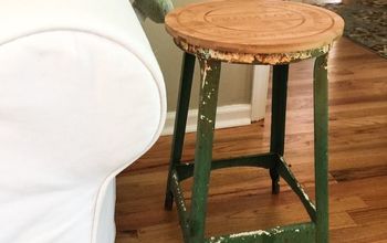 One Solution for a Rusty Metal Stool