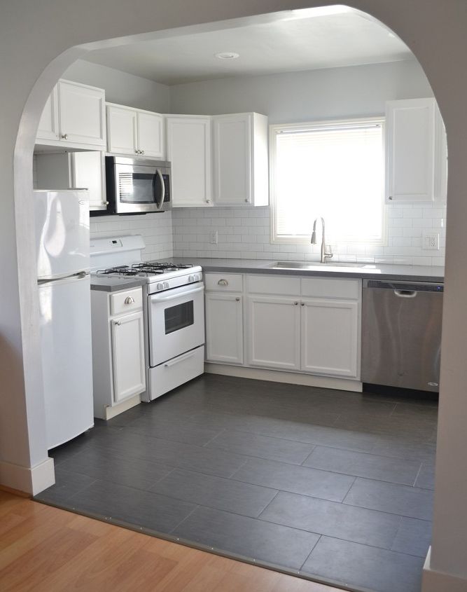 budget rental kitchen remodel that is easily reversible