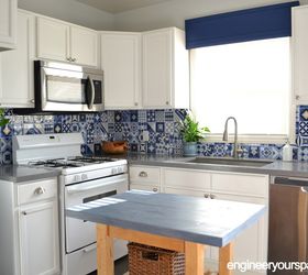 budget rental kitchen remodel that is easily reversible