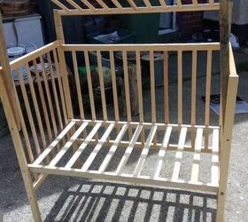 old cot to child s bench