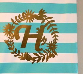 Floral Monogram Wall Art