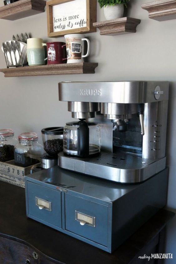 this diy coffee station at home post is a sponsored conversation written by me
