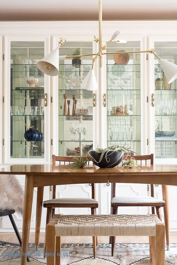 eclectic mid century dining room