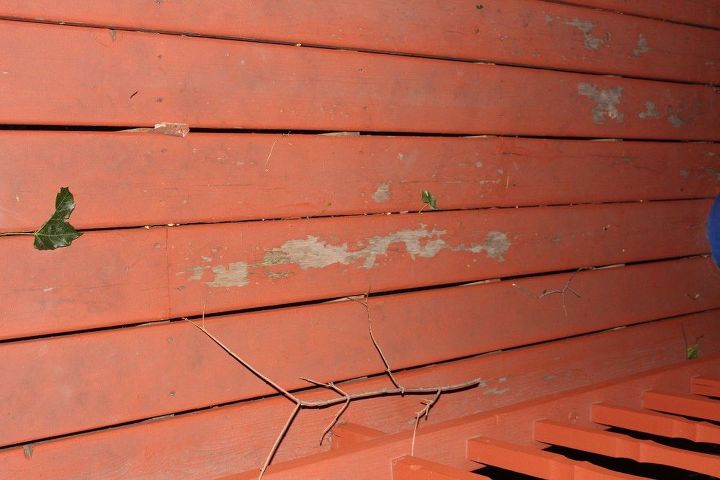 What S The Best Way To Fix A Hail Damaged Deck Covered With Deck Over Hometalk