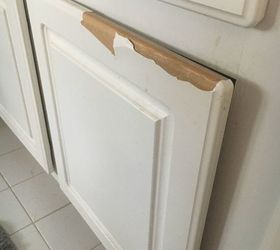 bathroom cabinet peeling