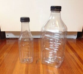 q any ideas for these square plastic iced tea bottles
