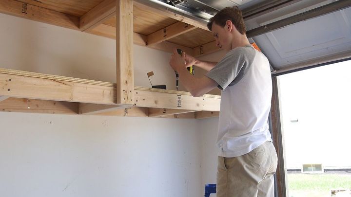 how to build garage shelves the best way