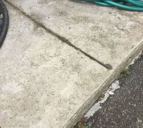q my front concrete step is chipping how to i repair it