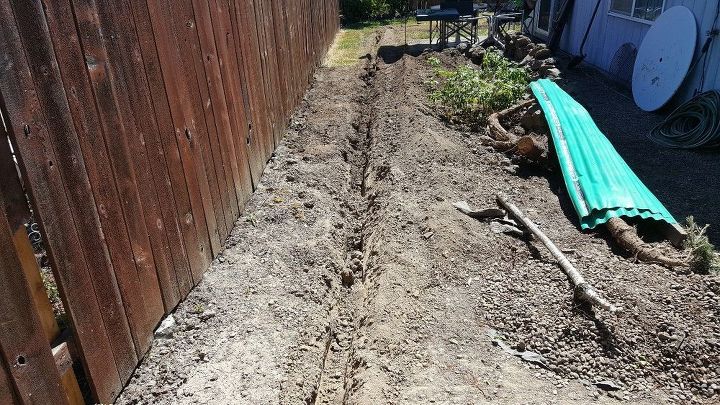 q backyard drainage lines