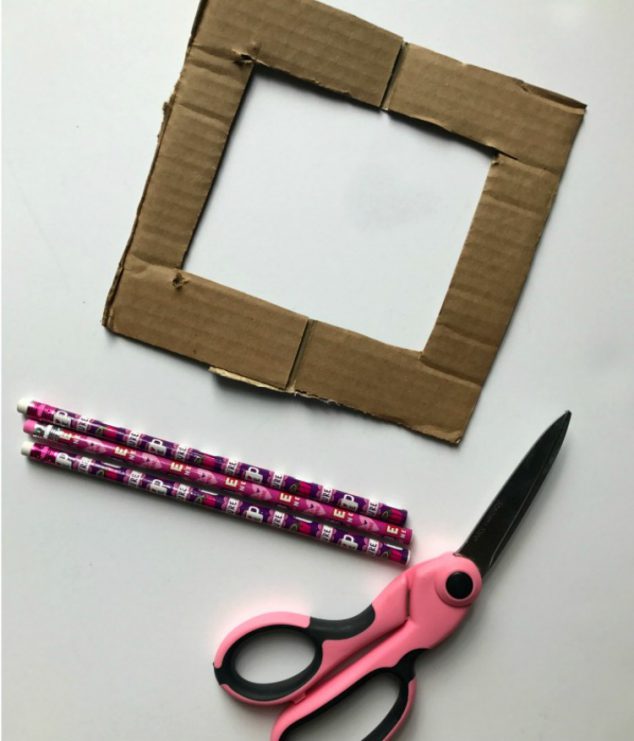 diy back to school pictures frame