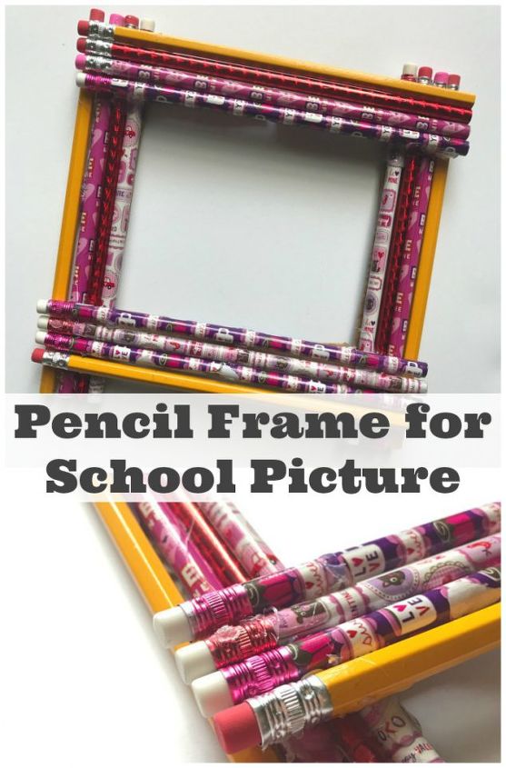 diy back to school pictures frame