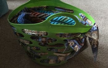 Basket With Handles for My Crochet Project