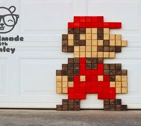 how to make a supersized pixel mario