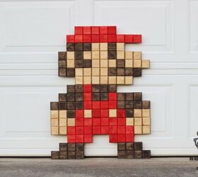 how to make a supersized pixel mario
