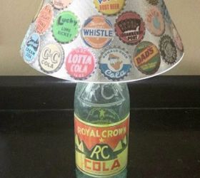s save your bottle caps for these x crazy cool ideas, A Super Retro Lamp Shade