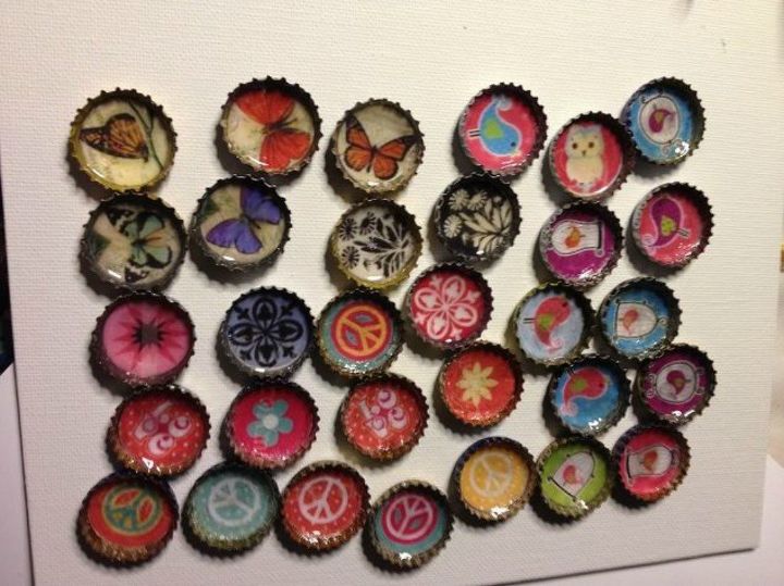 s save your bottle caps for these x crazy cool ideas, A Steampunk Decor Piece