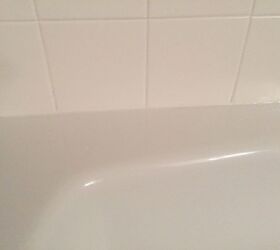 out with the old bathtub caulking and in with the new