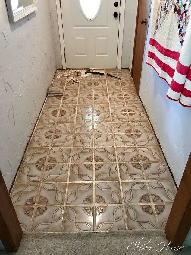 porcelain wood look tile floor