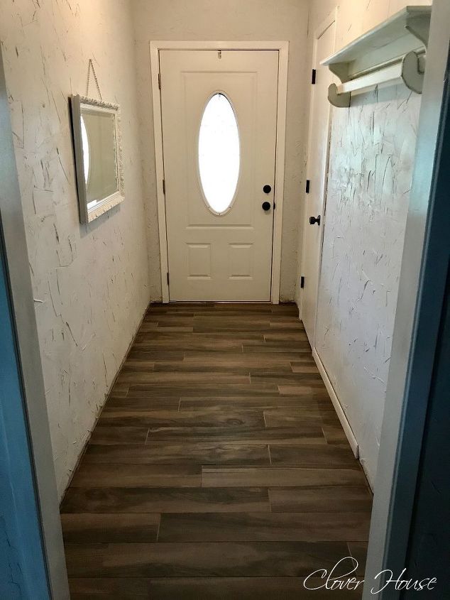 porcelain wood look tile floor